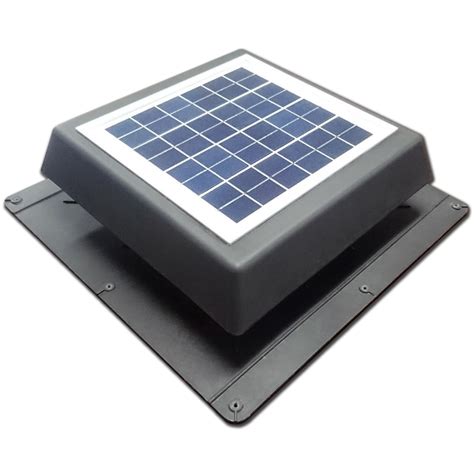 Acol 200mm Black Ezylite Solar Roof Vent Fan Bunnings Warehouse