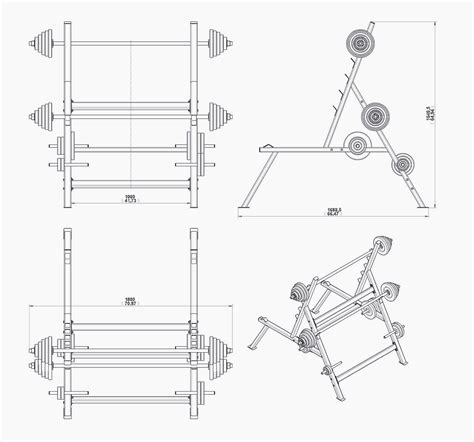 Although the squat rack is built out of wood, it is designed and built for stability. Squat rack plan