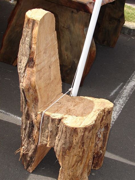 Tree Stump Chair Flickr Photo Sharing
