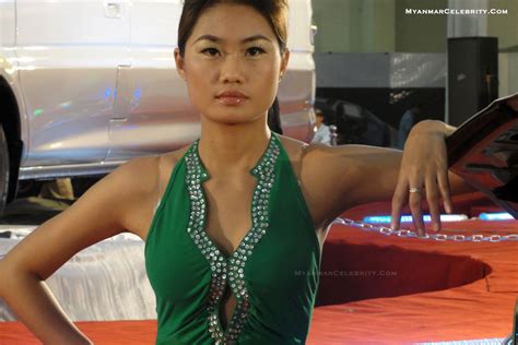 Hotnewcars Myanmar Hot Car Model Girls Automobile Show Yangon