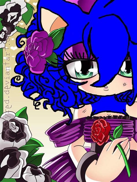 Pretty In A Purple Dress Sonic Fan Characters Recolors Are Allowed
