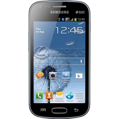 It has a 5mp rear camera and. Купить Samsung Galaxy S Duos S7562 Black в Москве - цена ...