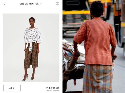 This ‘mini Skirt’ By Zara Turns Out To Be An Expensive Lungi Fashion News India Tv