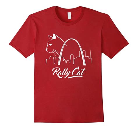 Stl Rally Cat St Louis Appreciation Baseball Fan T Shirt Art Artvinatee
