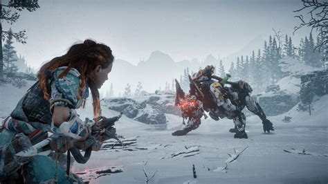 New Trailer For Horizon Zero Dawn The Frozen Wilds Showcases Fire