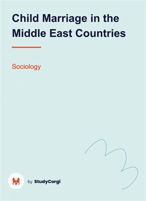 Child Marriage In The Middle East Countries Free Essay Example