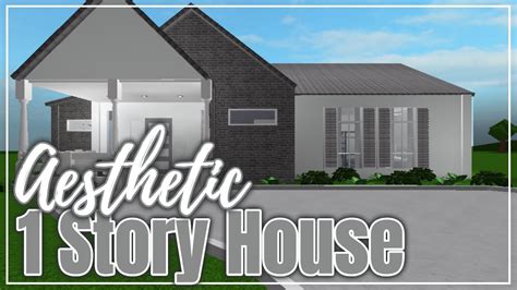 Roblox Welcome To Bloxburg Aesthetic 1 Story House 40k Youtube