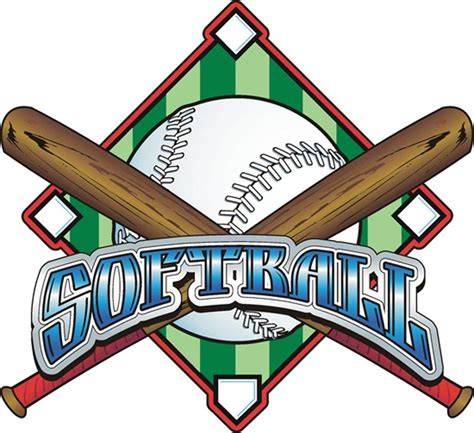 Clip Art Of Softball Logo Free Image Download