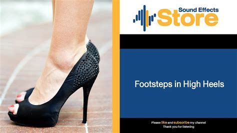 Footsteps High Heels Sound Effects Youtube