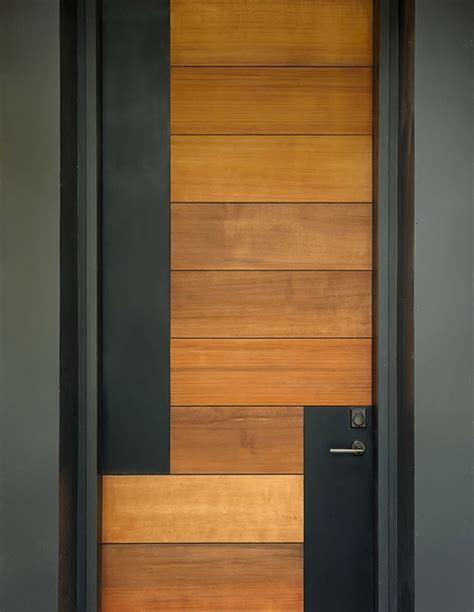 Las puertas de esta categoría están definidas por líneas limpias y formas geométricas, que se adaptan. Puertas de entrada de diseño moderno - 49 modelos