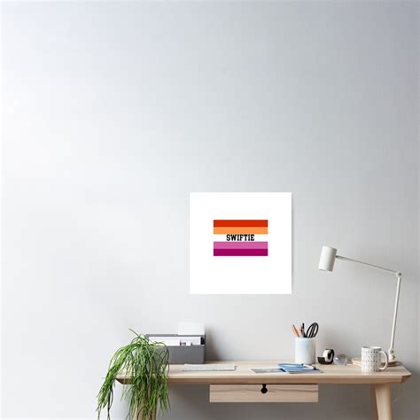 Taylor Swift Lesbian Flag Poster For Sale By Yasslecter Redbubble