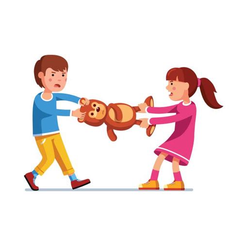 Kids Fighting Illustrations Royalty Free Vector Graphics And Clip Art