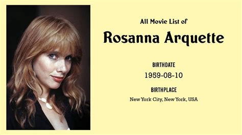 Rosanna Arquette Movies List Rosanna Arquette Filmography Of Rosanna Arquette Youtube