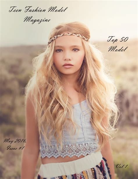Teen Fashion Model Magazine By Tasha Walker Carroll Blurb Books