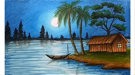 Here you'll find drawing instructional exercises for every skill level, from pick a pencil and start drawing. How to paint a scenery of moonlit night with oil pastels ...