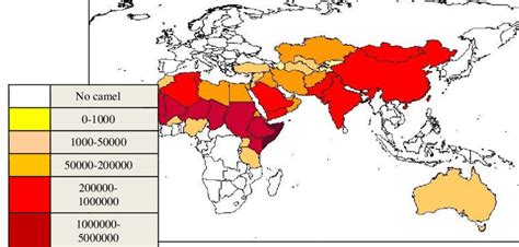 They rarely starve as they. Camel distribution of the world (FAOstat 2006). | Download ...