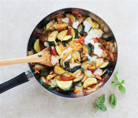 Tomato Zucchini and Mozzarella Bake
