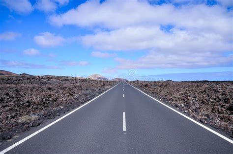 Long Lonely Road Stock Photo Image Of Scenic Highway 159791226