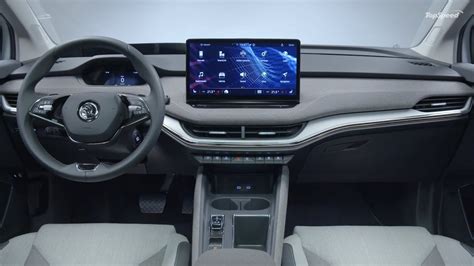 The electric škoda enyaq iv suv will be unveiled on september 1. 2021 Skoda Enyaq iV - Interior - YouTube