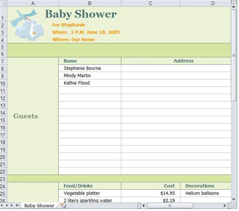 baby shower planner baby shower event planner