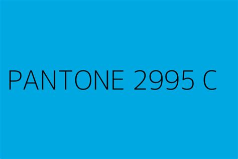 Pantone 2995 C Color Hex Code