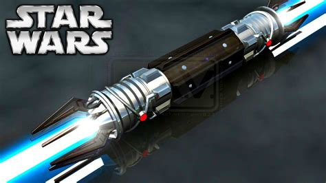 The First Double Bladed Lightsaber Star Wars Explained Youtube