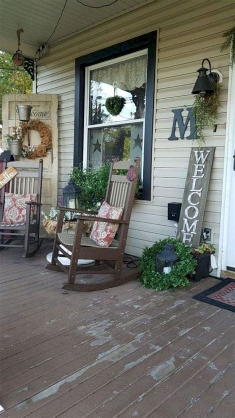 26 Best Farmhouse Porch Decoration Ideas Front Porch Decorating