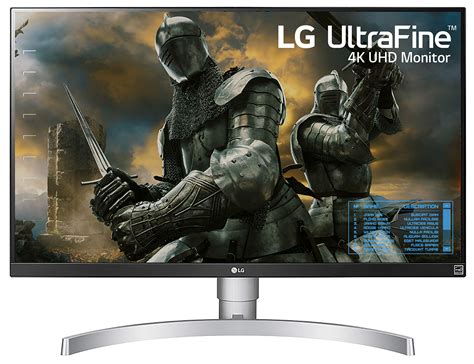 Lg 27uk650 W 27 Inch 4k Uhd Ips Led Monitor With Hdr 10 And Adjustable