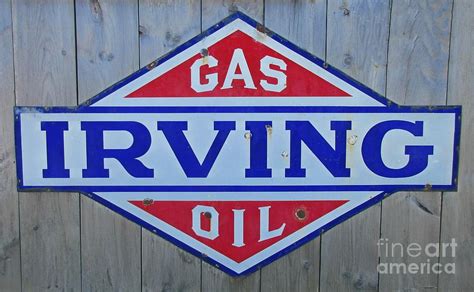 Irving Oil And Gas Sign Photograph By John Malone