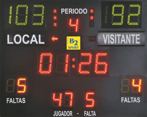 MARCADOR ELECTRONICO DE BASKET 140 X 90 CM MTS1000 | UNISPORT