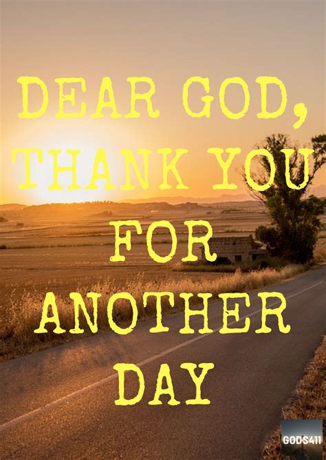 Thank You Jesus For Another Day Of Life