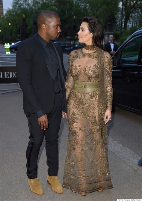 Kim Kardashian Dons Her Most Naked Naked Dress Yet At Vogue 100 Dinner Huffpost Canada
