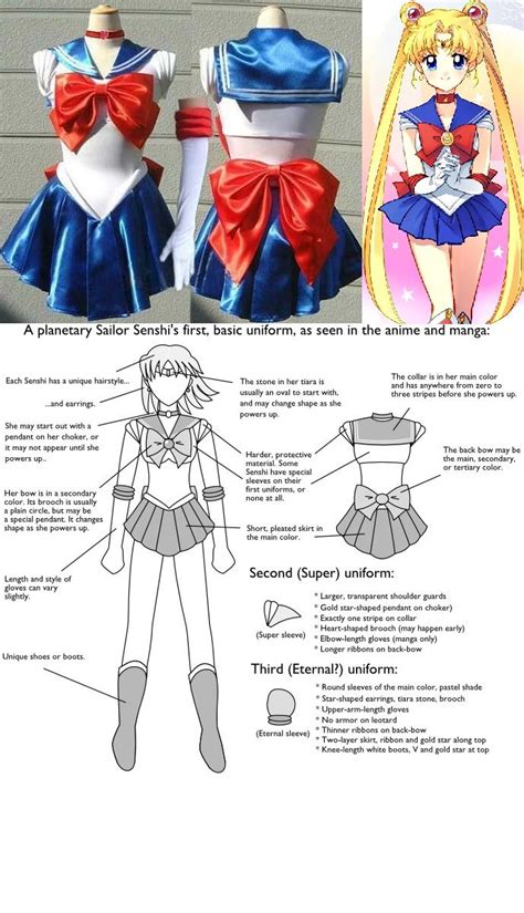 Sailor Basic Uniform Sailor Moon Costume Cosplay Diy Sailor Moon