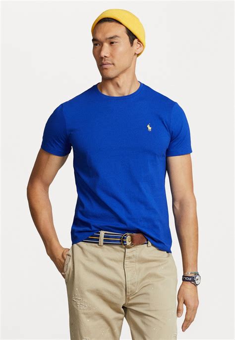 Polo Ralph Lauren Short Sleeve T Shirt Basique New Sapphirebleu Zalandofr