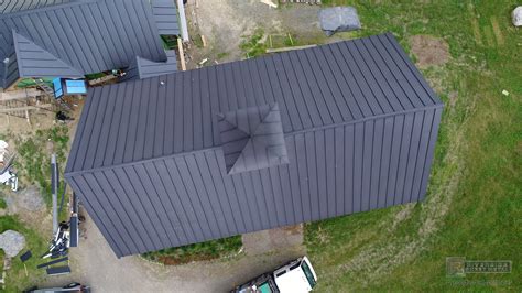 Matte Black Sheets And Coils Gutters And Metal Roofing