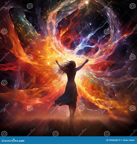 Vibrant and Captivating Cosmic Dance with Solar Flares Stock Image