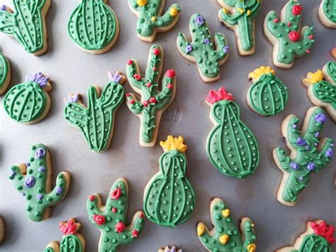 Mini Cacti Set Cinco de Mayo Cookies Sugar Cookies | Etsy | Sugar cookies, Cookies, Order cookies
