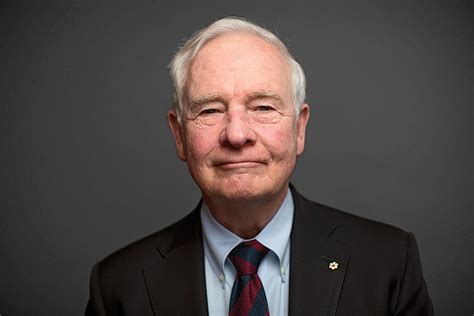 Canadas Governor General David Johnston At Rideau Hall In Ottawa April