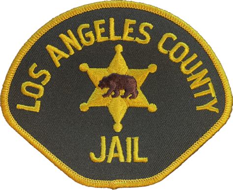 Los Angeles County Sheriff Shoulder Patch Jail Chicago Cop Shop