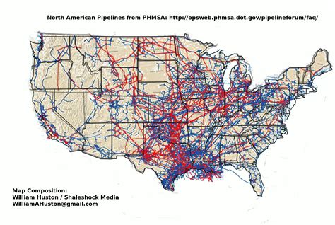 Billhustonblog Maps Of Us Gas Transmission Pipelines And Accidents