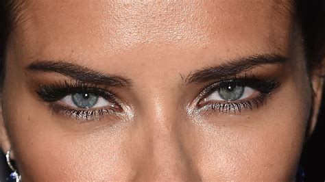 Adriana Lima Makes Shimmery Taupe Eyeshadow Look Sexy Glamour