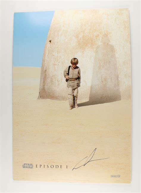 George Lucas Signed Star Wars Episode I 27x40 Custom Matted Poster