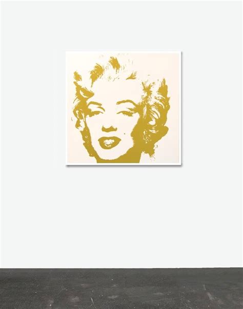 Andy Warhol Golden Marilyn Vii Sunday B Morning Print For Sale