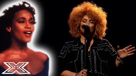 Powerful Whitney Houston Cover Wows Judges X Factor Global Youtube