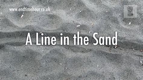 Drawing A Line In The Sand Youtube