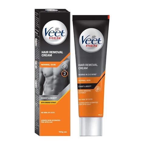 Buy Veet Hair Removal Cream For Men Normal Skin 100g Online At Low