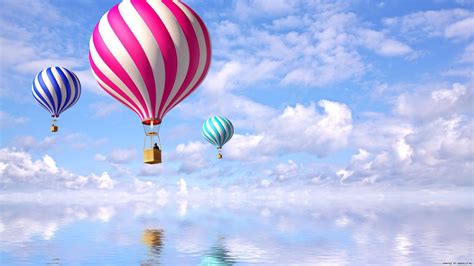 Hot Air Balloon Full Hd Wallpaper And Background Image 1920x1080 Id