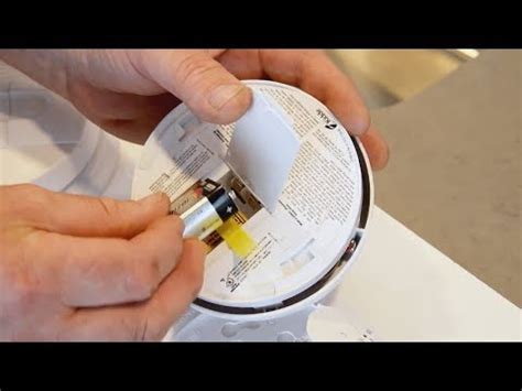 If it just beeps at you once and stops, there. How to Change Batteries in Smoke and Carbon Monoxide ...