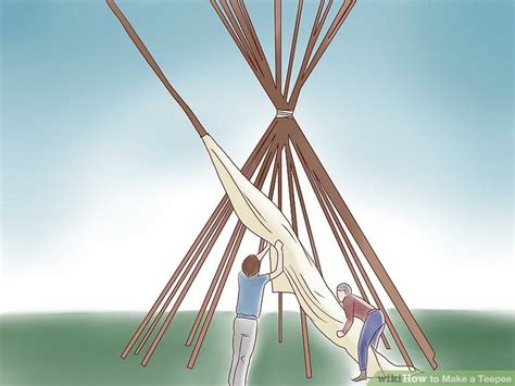 How To Make A Teepee 15 Steps With Pictures Wikihow