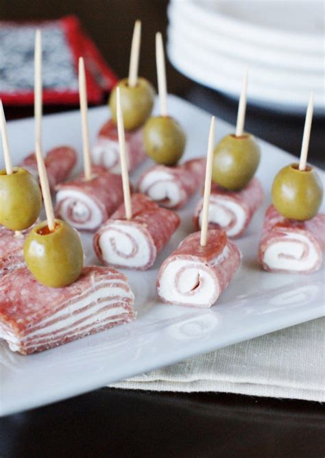 Quick Salami And Cream Cheese Bites Recipe Yummy Appetizers Finger